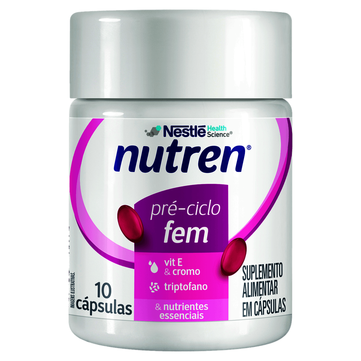 Nutren Pré Ciclo Fem 10 Cápsulas - Imagem 1